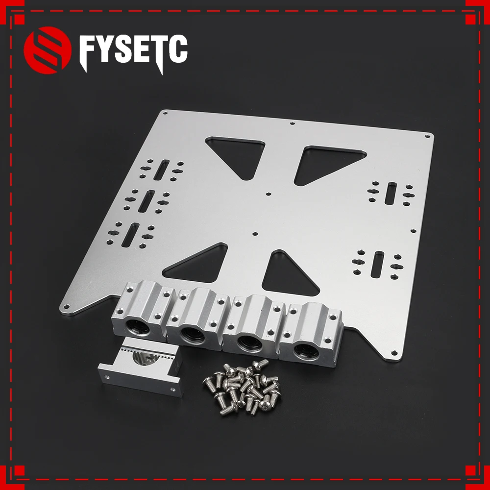 Алюминиевая Y образная анодированная пластина с SC8UU pgrade Prusa i3 V2 опорная Hot Bed для