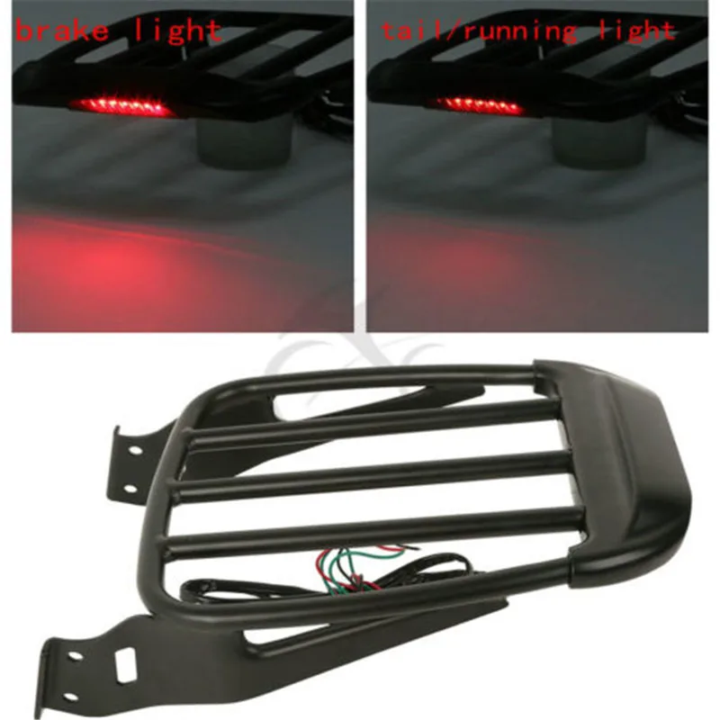 Багажная полка Detachables для Harley Sportster XL 2004-2018 09 Dyna 2006-2017 16 Fat Boy EFI FLSTFI ночной поезд