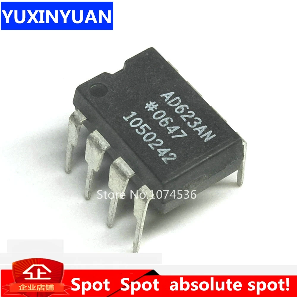 AD623ANZ AD623AN AD623A AD623 DIP8 IC OPAMP INSTR 800 кГц RRO 8DIP 1 шт. | Электронные компоненты и