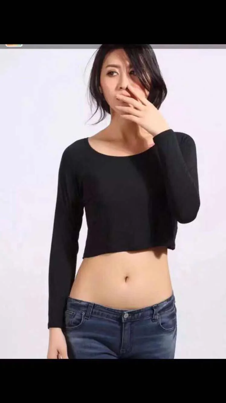 Модальная летняя мусульманская майка с длинными рукавами и кружевом |