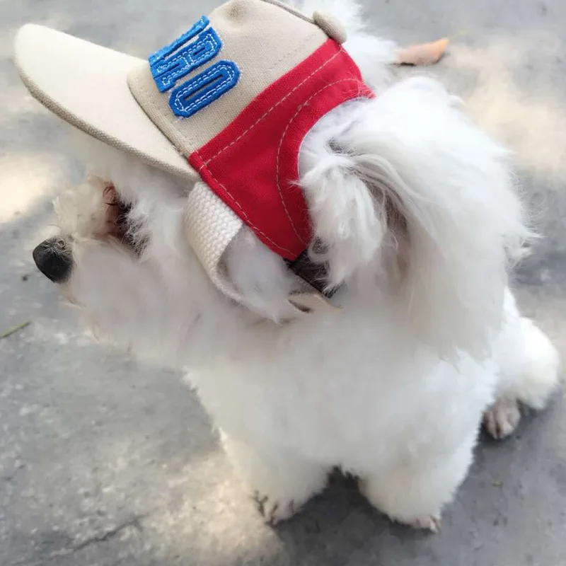

1pcs Breathable Pet Baseball Cap Dog Accessories For Small Dogs Summer Dog Hats Sun Canvas Caps Outdoor Puppy Cat Travel Pet Hat