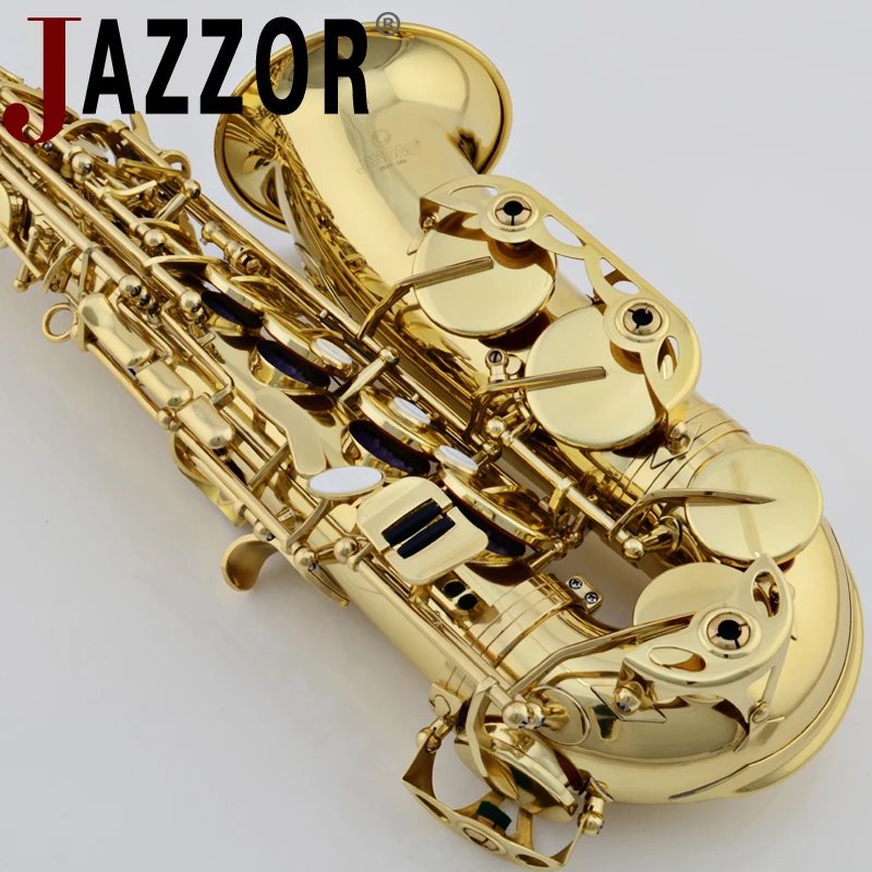 JAZZOR профессиональный саксофон-альт JBAS-200 E плоские латунные ветровые инструменты
