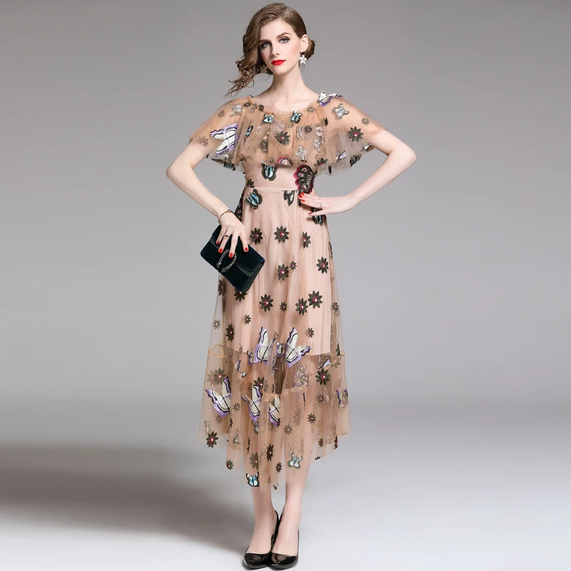 HAMALIEL для подиума летние модные длинные вечерние платья высокое качество женское