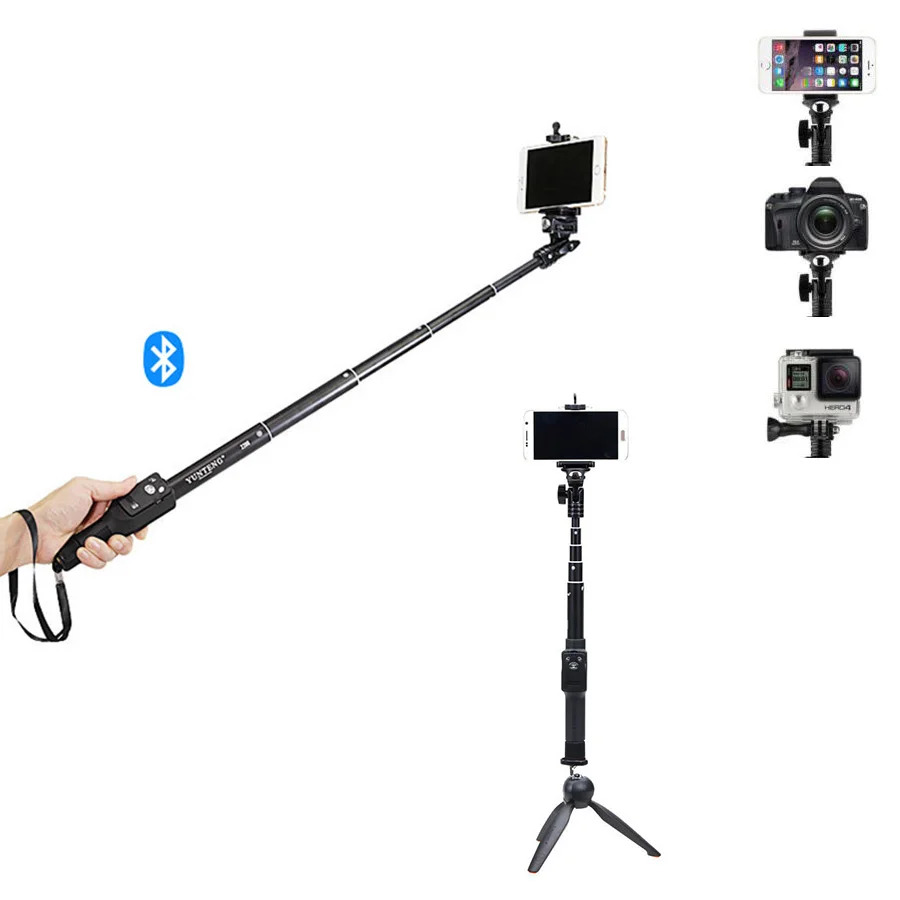 

Yunteng Mini Bluetooth Selfie Stick Telescopic Monopod with Tripod For Xiaomi phone Gopro Xiaomi Iphone 6 6s 7 Samsung camera