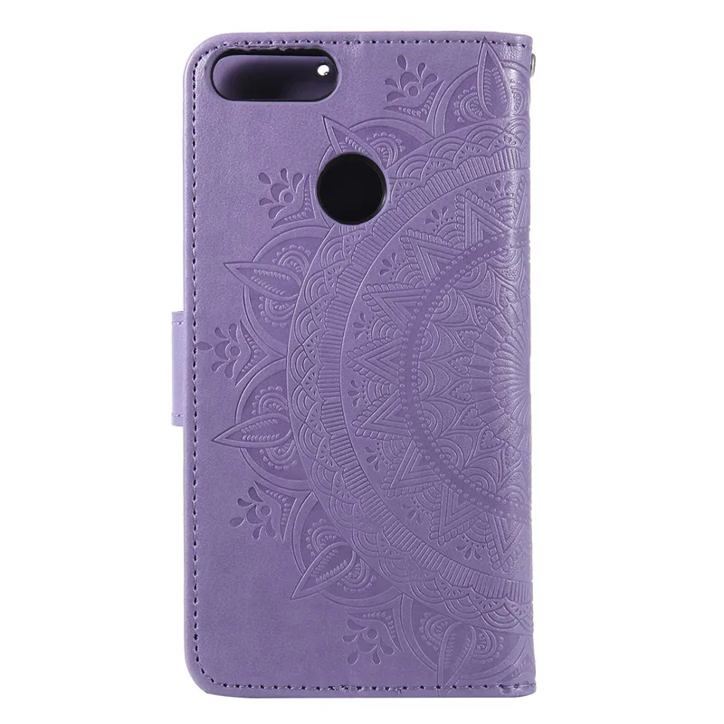 P умный кожаный чехол для huawei P Smart PSmart Fundas чехол Роскошный флип-кошелек мобильный чехол для телефона для huawei Enjoy 7S Coque