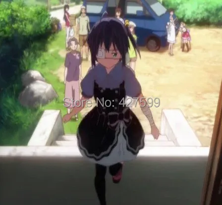 Любовь Chunibyo и другие иллюзии Rikka Takanashi Косплей Костюм|rikka takanashi cosplay costume|cosplay costumerikka