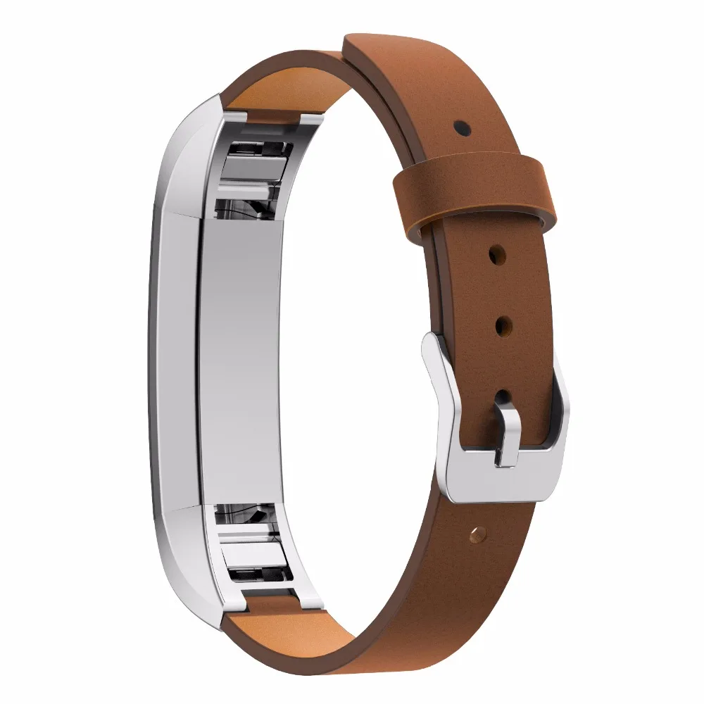 Роскошный классический ремешок из натуральной кожи для наручных часов Fitbit Alta HR