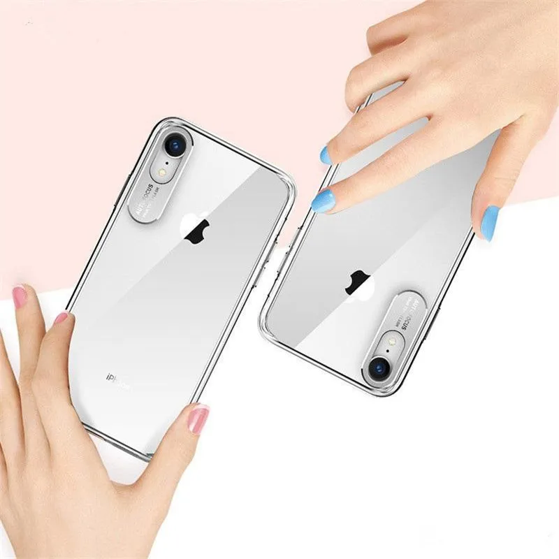 Защитный чехол для камеры с автофокусом iPhone 6S 6 7 8 Plus Прозрачный ударопрочный из