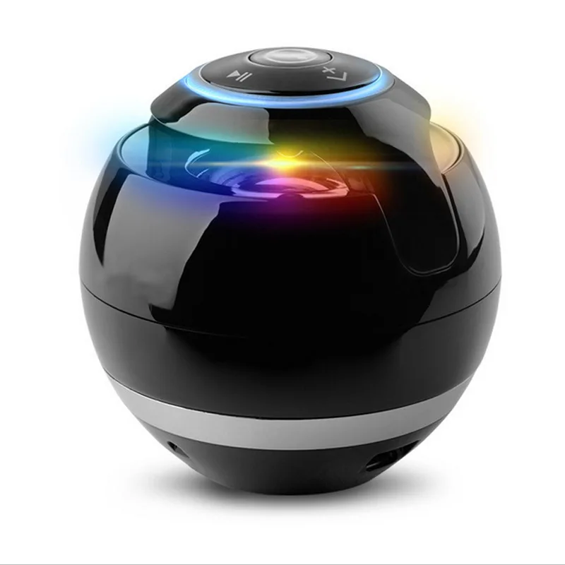 Портативный мини Bluetooth беспроводной динамик Красочный Светодиодный свет