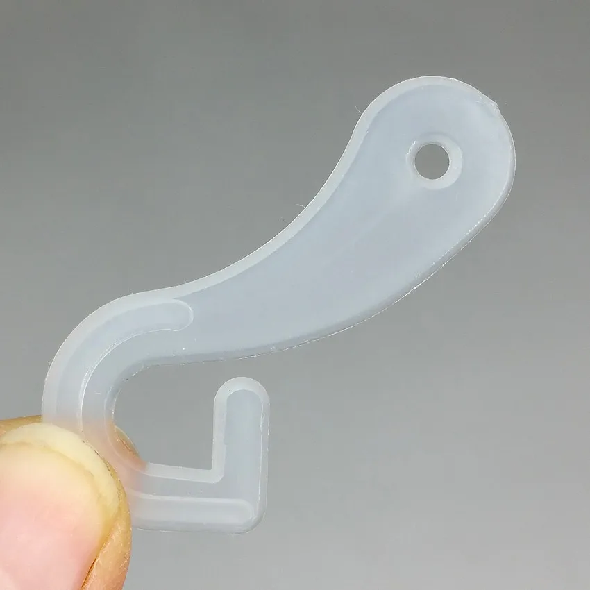 

Plastic Products Package Socks Accessories 4.8x2.1cm Display Clamp Clip Hook Holder In Whity Hanging For Towers Etc. 10000pcs