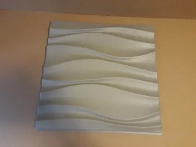 Пластиковые формы пластиковые 3D декоративные настенные панели Водопад для гипса