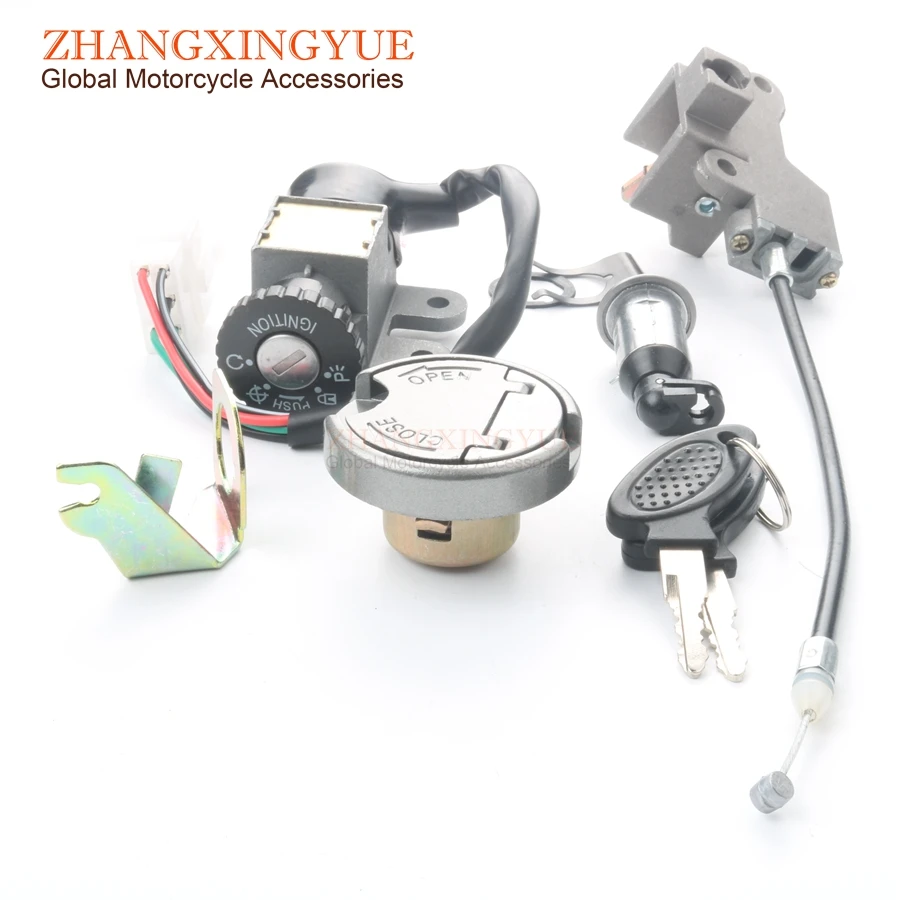 Замок для скутера Set &amp 5 Plug зажигания Крышка резервуара TNT MOTOR Roma Strada 50cc 4 stroke |