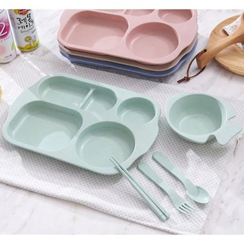 Tokolife детские для тарелочной чаши набор посуды кормления детская тарелка посуда