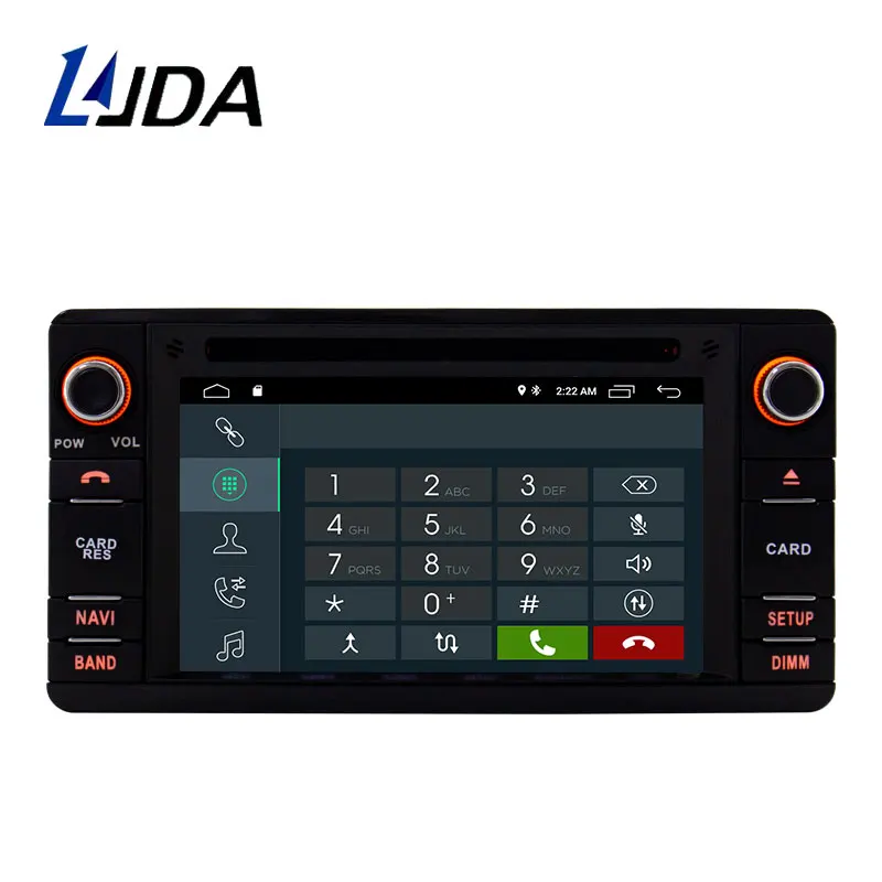 LJDA 2 Din Android 10,0 Автомагнитола для MITSUBISHI OUTLANDER 2013- автомобильный мультимедийный плеер стерео Авто аудио gps Навигация DVD