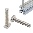 Детали для 3D-принтера CNC 2020, Т-образный болт, винт для европейского стандарта, анодированный алюминиевый профиль 2020 с линейной рейкой