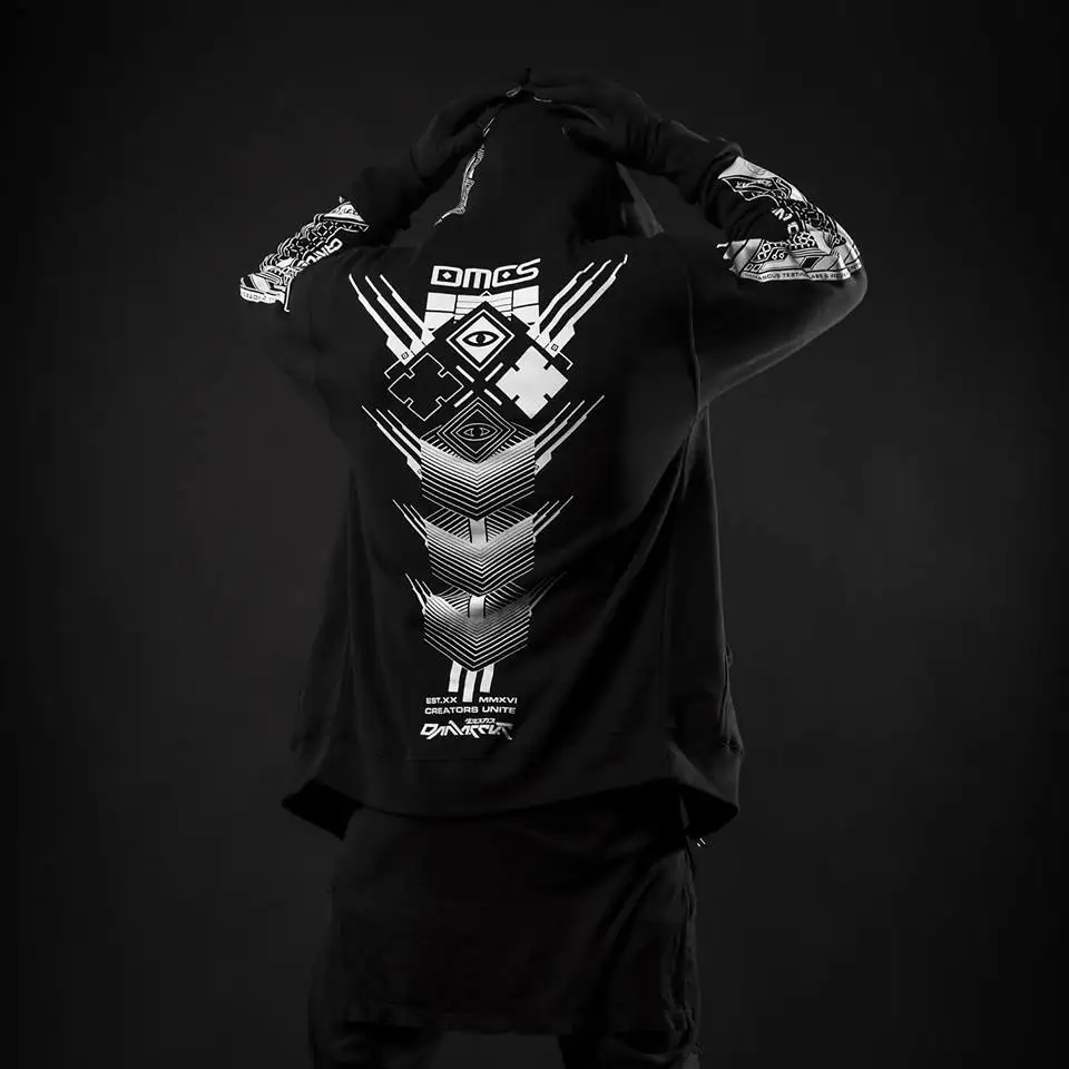 Male Spring Winter Japan Style Hip Hop Casual Sweatshirts Streetwear Japanese Embroidery Funny Cat Wave Printed Fleece Hoodies