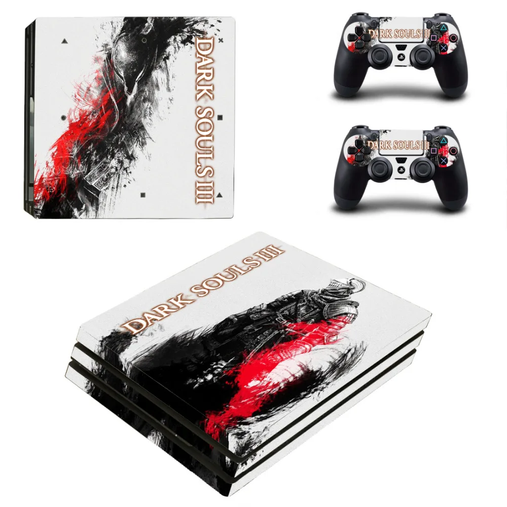 Dark Souls III PS4 Pro кожи наклейки для Sony PlayStation 4 консоли и 2 контроллеры виниловые |
