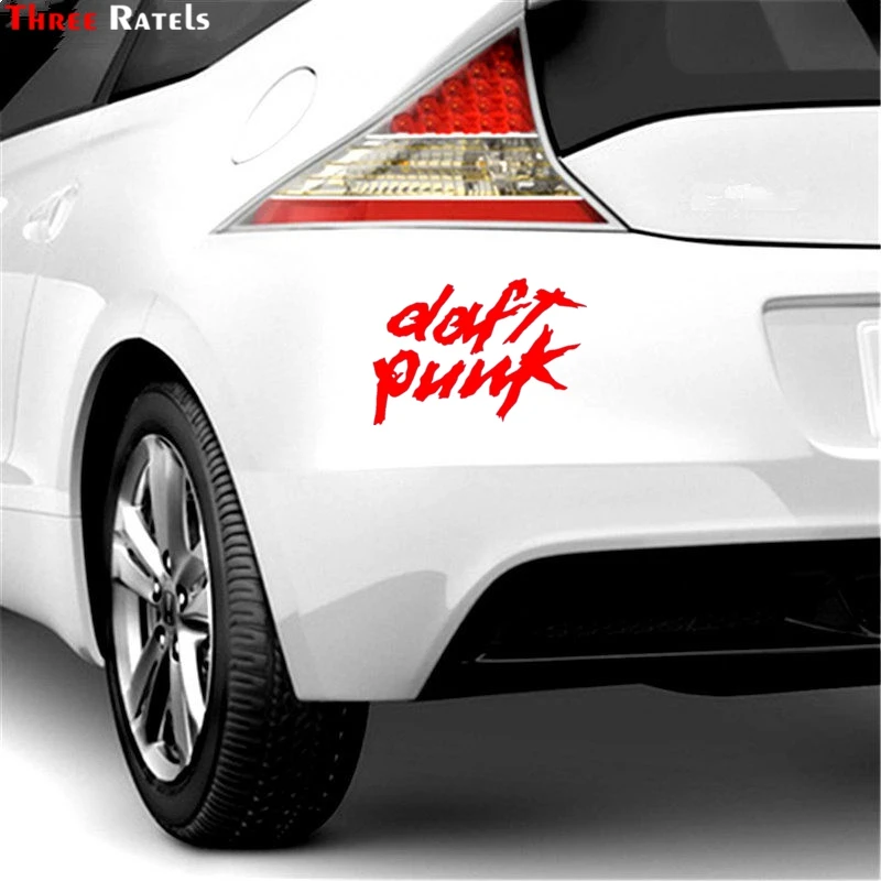 Three Ratels TZ-1363# 13.7*20см 1-3 шт прикольные наклейки на авто daft punk глупый панк французский