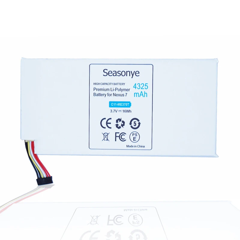 Seasonye 1x4325mAh/16WH C11 ME370T / + 3 7 V Сменный аккумулятор для ASUS Google nexus7 nexus 1 поколения|battery