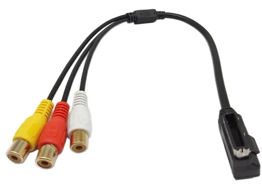 Аудио-и видеокабель Audi AMI MMI 3RCA SinLoon к разъему DVD-видео и аудио-вход кабель для A1 A7 A8 |