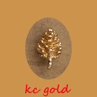 kc gold 20 штук 12x7 мм металлический небольшой сосновая шишка Шарм аксессуары для бижутерии, материал для рукоделия Милая Подвеска из ювелирного сплава выводы поставок - Цвет: kc gold