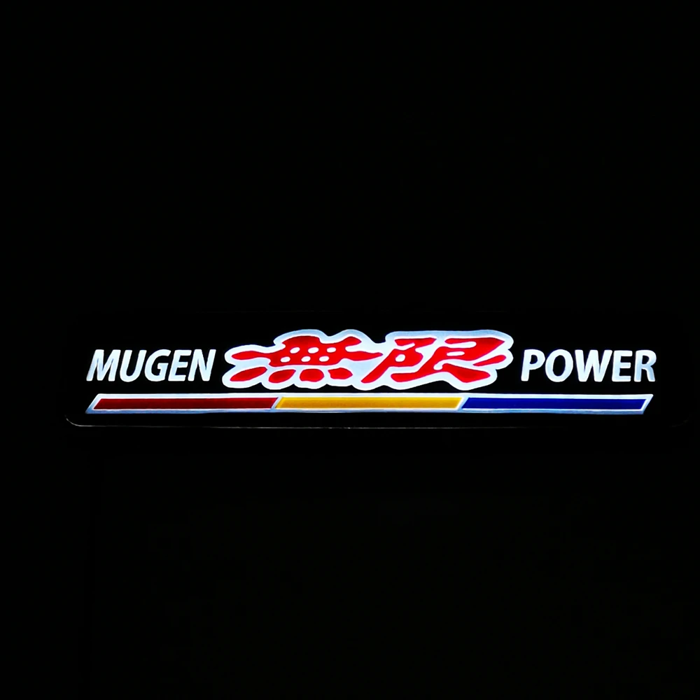 Передняя Решетка Светодиодный Mugen Мощность логотипа Moto GP эмблемы светильник для