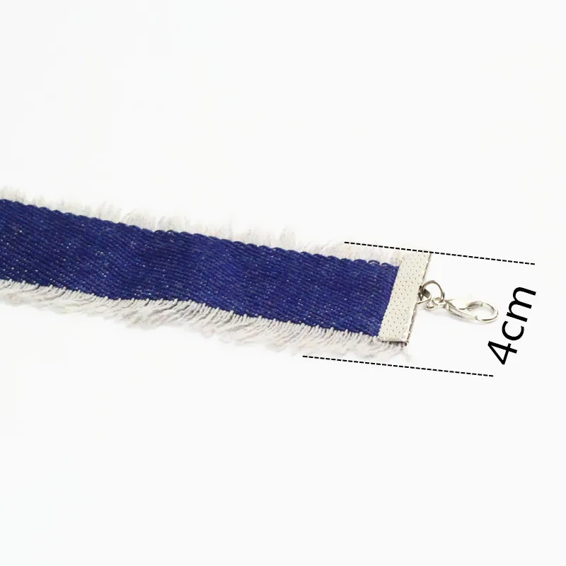 fashion Tassel Denim Choker Necklace Women Vintage Punk Distressed Jeans Tattoo Chokers Collier bojoux femme DEZ5-5 | Украшения и