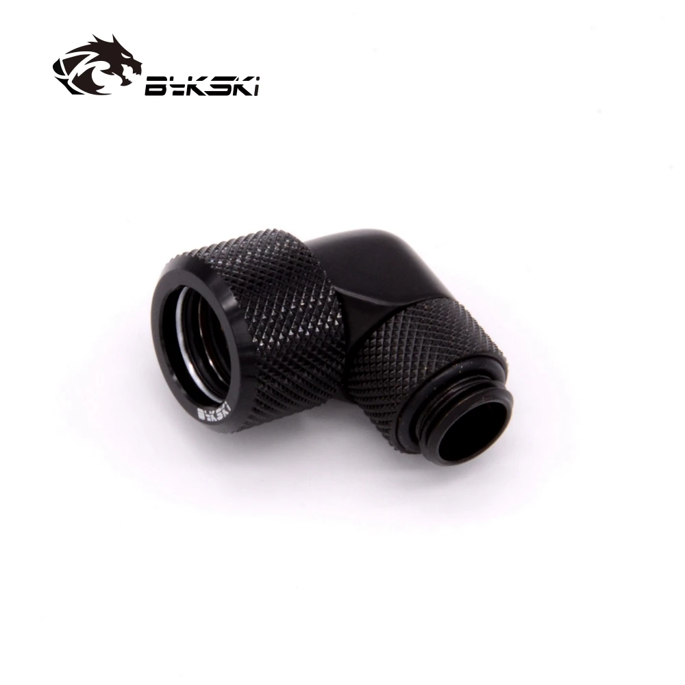 Bykski 90 градусов OD12mm/OD14mm/OD16mm жесткая трубка роторный фитинг ручной Компрессионный