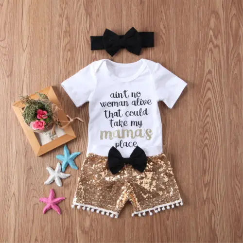 Комбинезон для новорожденных с надписью шортами и повязкой на голову возраст 0-18