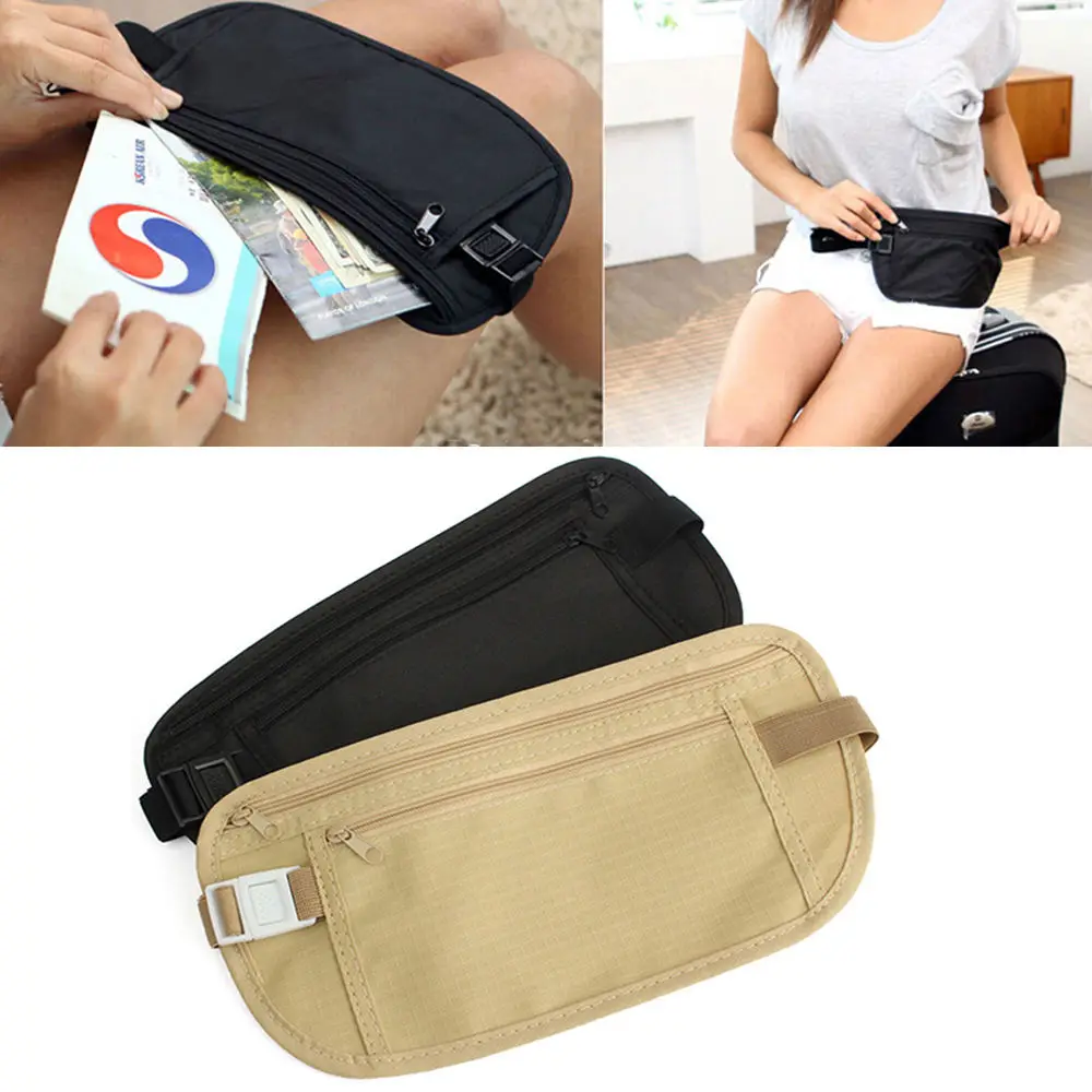 Женская дорожная сумка бананка удобная модная на пояс молнии новинка|bum bag|hiking fanny