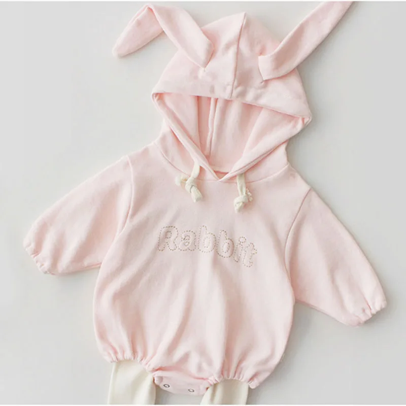 Новые 2019 Весна для маленьких девочек комбинезон мальчиков с длинными рукавами и