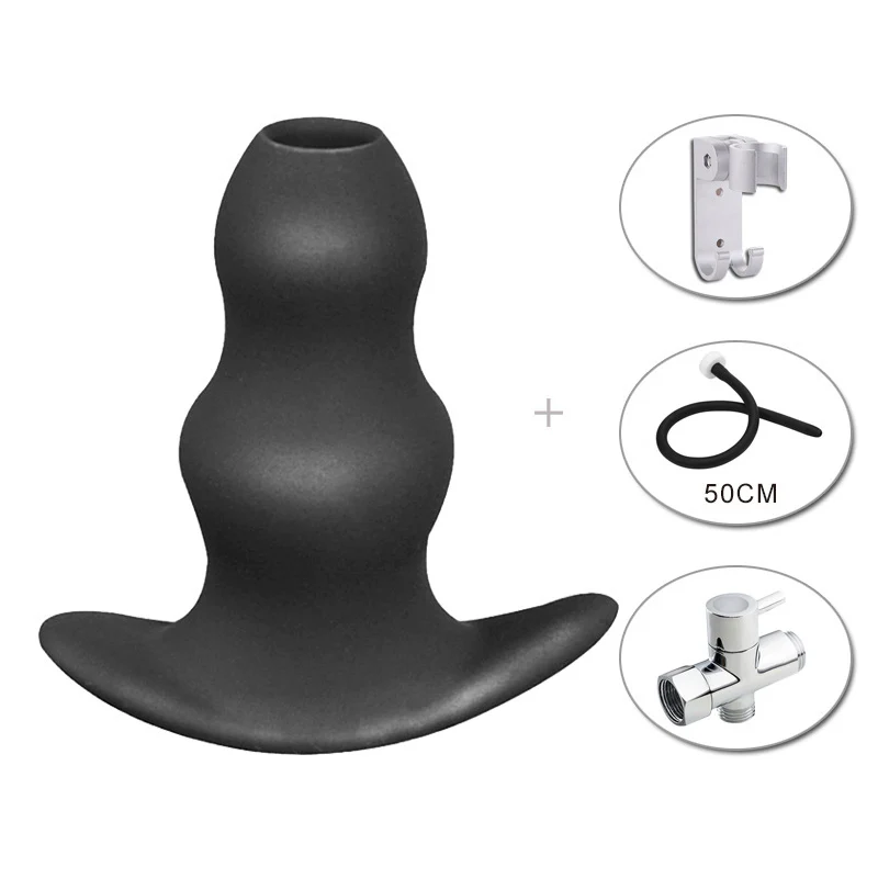 Wetips Силиконовые анальные Buttlug клизма Plug Душ зеркала Туалет Портативный Doccia