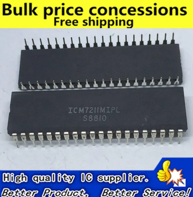 Бесплатная доставка 10 шт./лот ICM7211AMIPL ICM7211AIPL ICM7211MIPL ICM7211 DIP-40 IC | Электроника