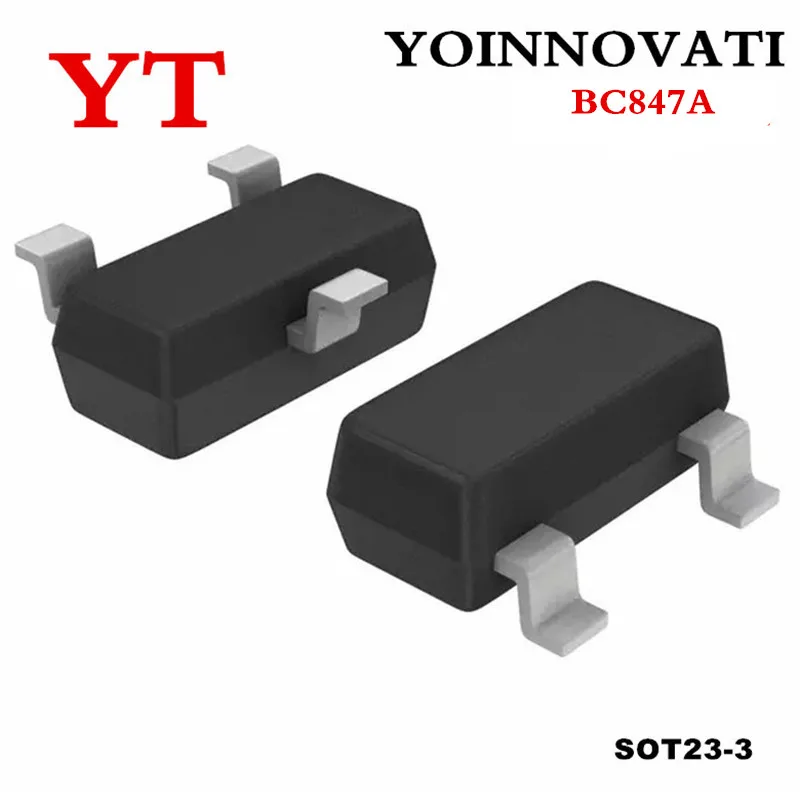 100 шт./лот BC847B BC847 1F SOT23 IC лучшего качества. | Электронные компоненты и