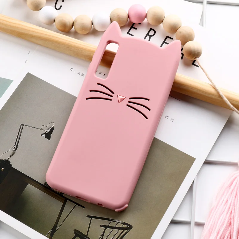 Чехол с милым котом для samsung Galaxy A7 чехол ТПУ samsung A50 A70 A30 A20 M30 M10 M20 A8 A6 J6 J4 Plus Note 8 9 J7 J2 премьер-Чехол