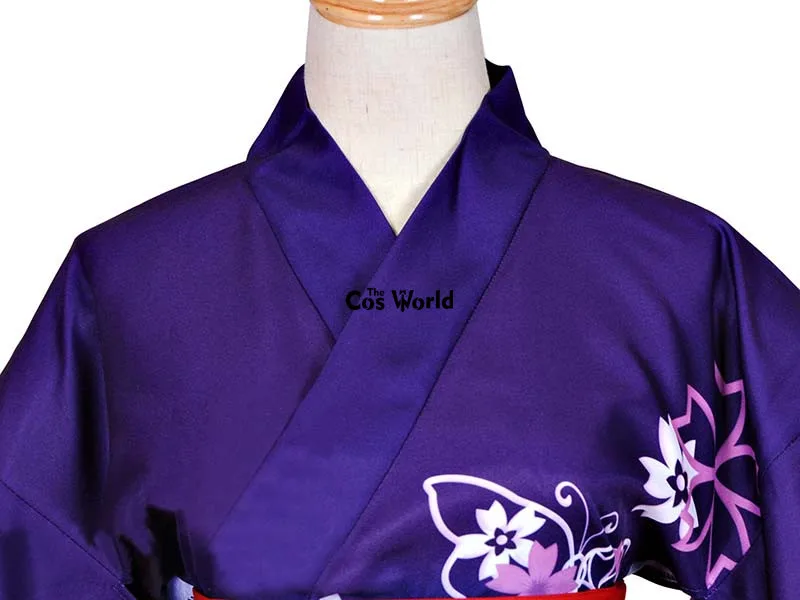 Кимоно для косплея Fate Zero Stay Night темно синее юката|anime cosplay costumes|cosplay costumeanime |