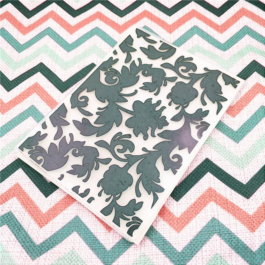 Пасхальные пластиковые маленькие листья шаблон ремесло карты делая бумага