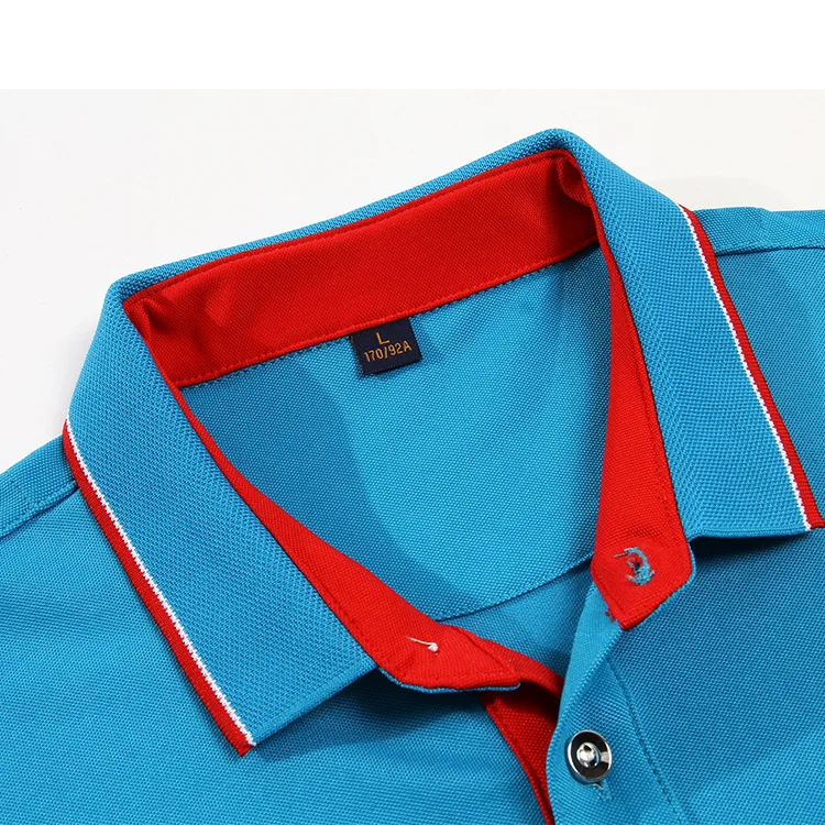 Дышащая брендовая Новая коллекция 2019 года рубашки-поло с коротким рукавом