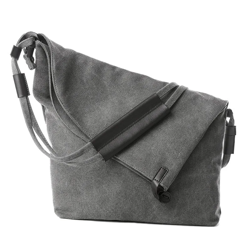 

Fashion Women Handbag Vintage Canvas Shoulder Bags Messenger Crossbody Bags Satchel Solid Color Casual Totes