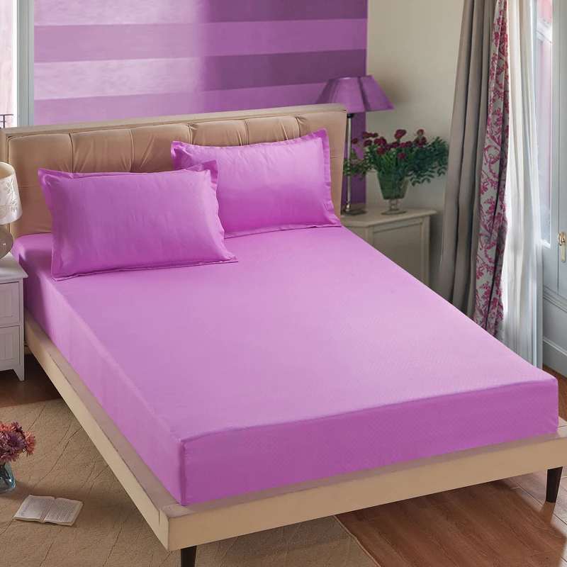 1 шт. 100% натяжная простыня из полиэстера матраса одноцветное Цвет постельные