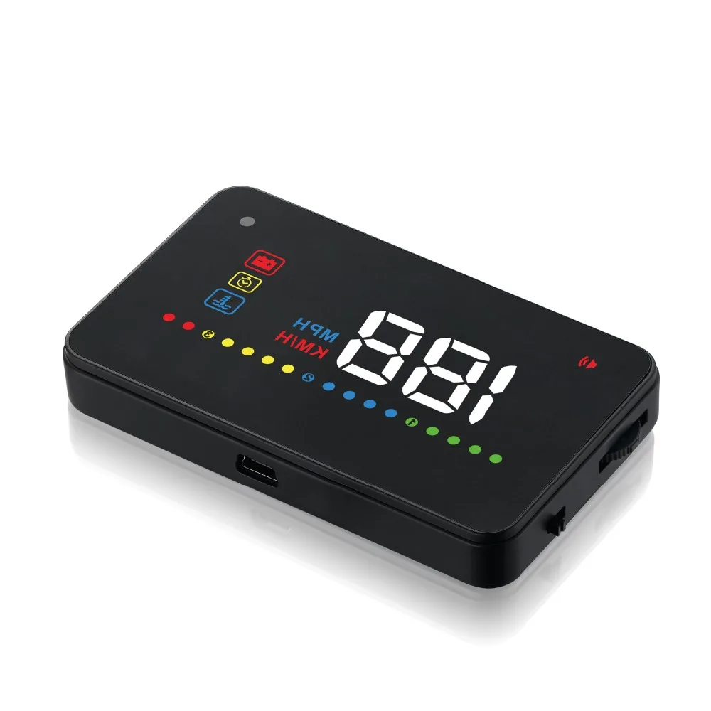 GEYIREN A200 hud автомобильный универсальный дисплей Спидометр obd2 температура воды проекция на лобовое стекло для автомобиля hud
