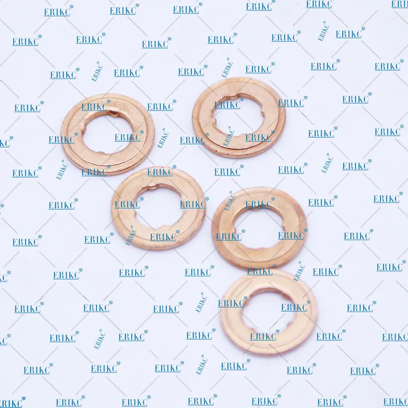 ERIKC 9001-850A топливный двигатель впрыска запасных частей медное Кольцо Толщина = 2 мм Форсунка сопла тепловой щит 9001 850A/9001850A
