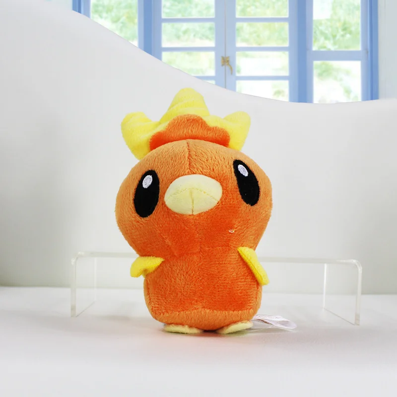 Torchic 10CM 5,5 ''Jigglypuff Charmander Gengar Bulbasaur Dragonite Snorlax Mewtwo Psyduck Lapras Charizard Torchic Groudon плюшевые игрушки куклы - Цвет: Torchic 10CM