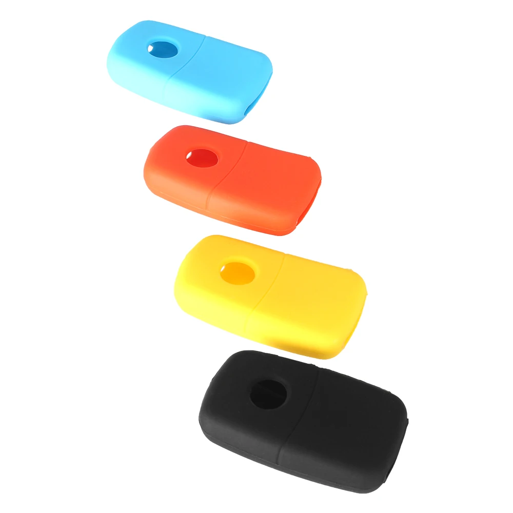 KEYYOU силиконовый чехол для ключей с 2 кнопками Vw Volkswagen MK4 Seat Altea Alhambra Ibiza Polo T5