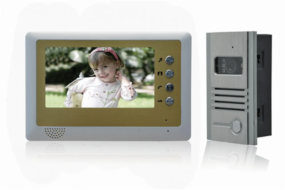 7 дюймовый цветной TFT ЖК экран домофон видеодомофон|intercom video door phone|video phonedoor phone |