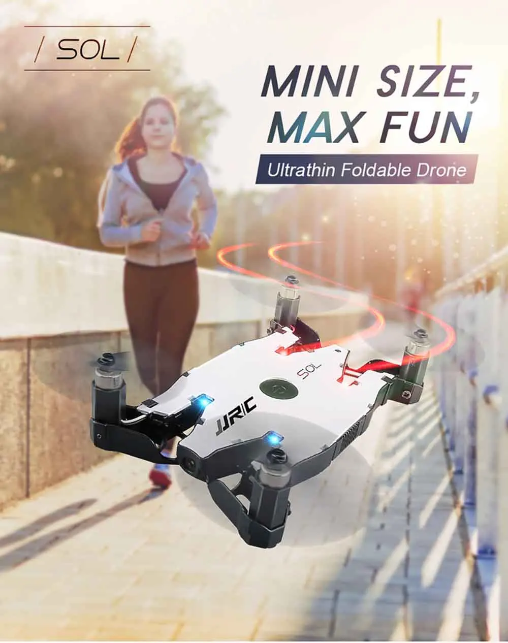 JJR/C JJRC H49 Радиоуправляемый Дрон SOL ультратонкий Wifi FPV селфи Дрон 720P камера Авто Складная рукоятка высота удержания RC Квадрокоптер VS H37 H47