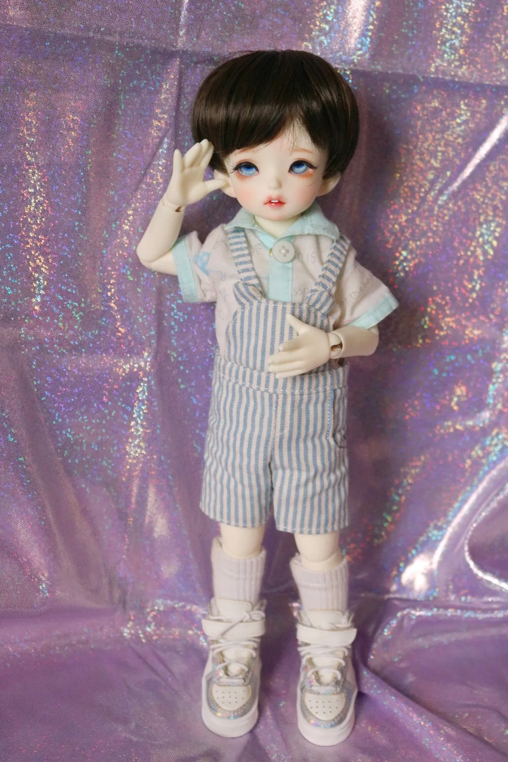 Горячая Распродажа Мода 1/6 1/4 1/3 парик черный BJD кукла парики Высокое качество