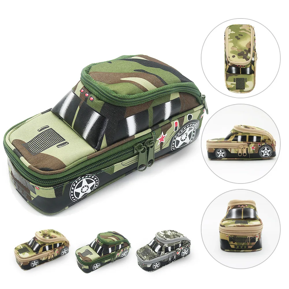 Crative School Pencil Case for Boys Girls Pencilcase Kawaii Password Penal Big Camo Pens Bag Stationery Box Large Pouch Supplies |