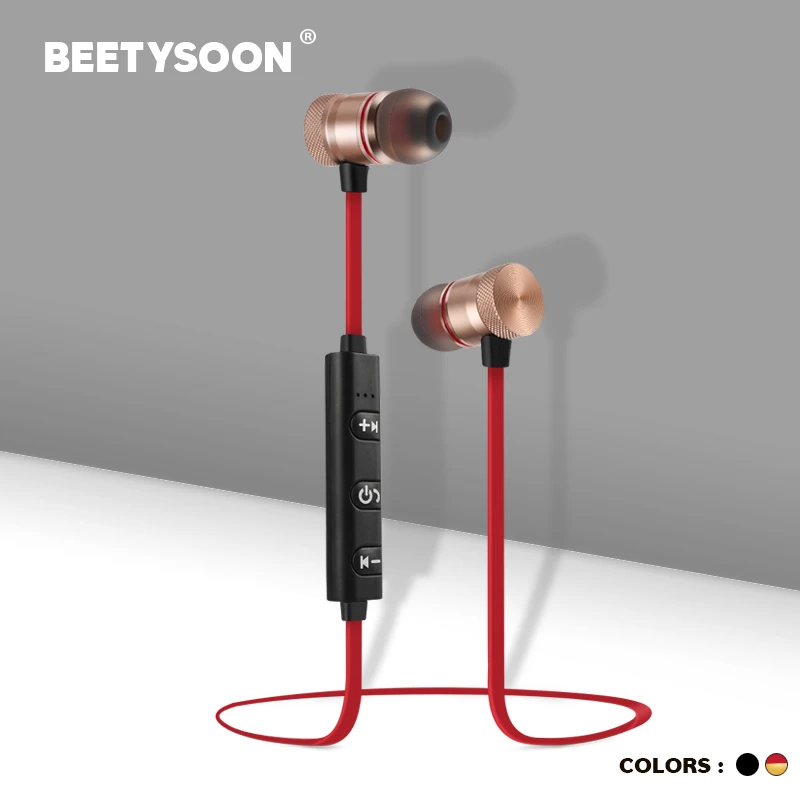 блюту наушники беспроводные Bluetooth от BEETYSOON для телефона водонепроницаемые с