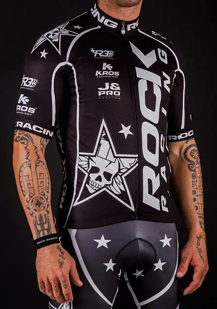 Pro Велоспорт Джерси Набор Череп Лето MTB велосипед Одежда Майо Ropa Ciclismo полиэстер гоночный велосипед одежда Велоспорт Набор - Цвет: Jersey And Bib Pants